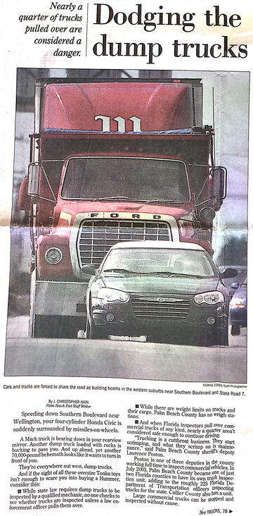Dangerous trucks
